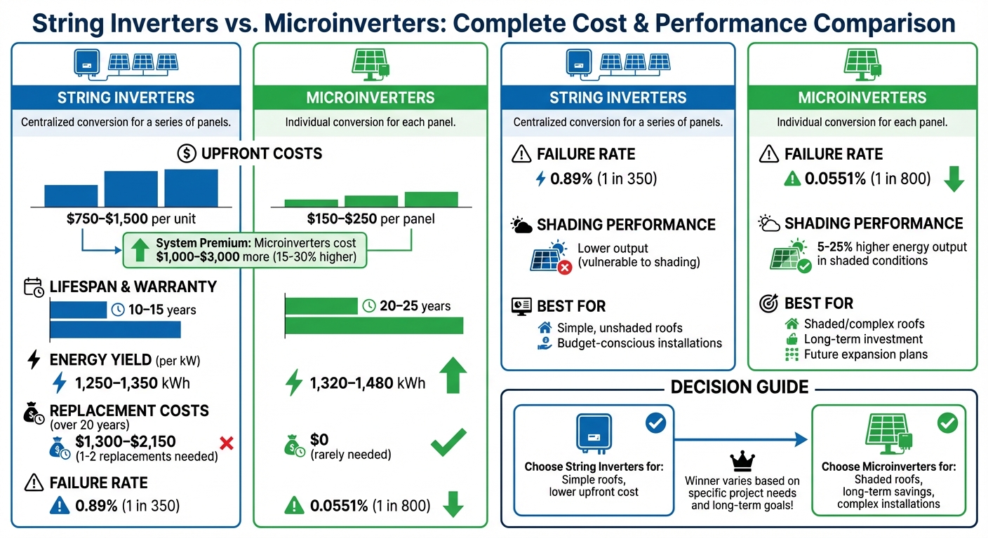 String Inverters vs Microinverters Cost and Performance Comparison