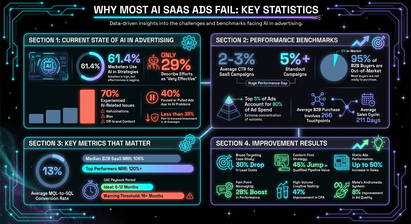AI SaaS Advertising Performance Statistics and Key Metrics