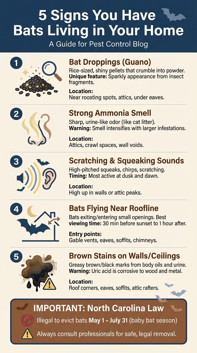 5 Signs of Bats in Your Home: Visual Identification Guide