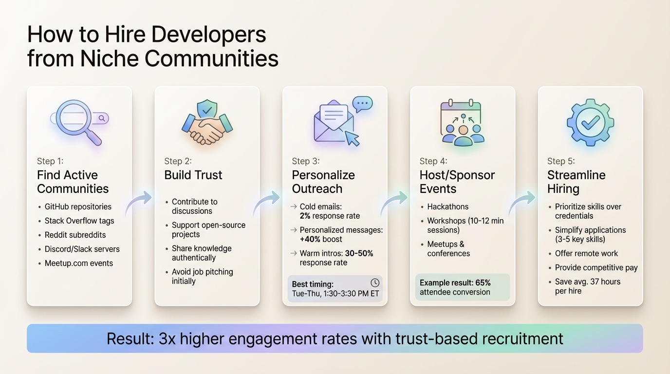 5-Step Process for Hiring Developers from Niche Communities