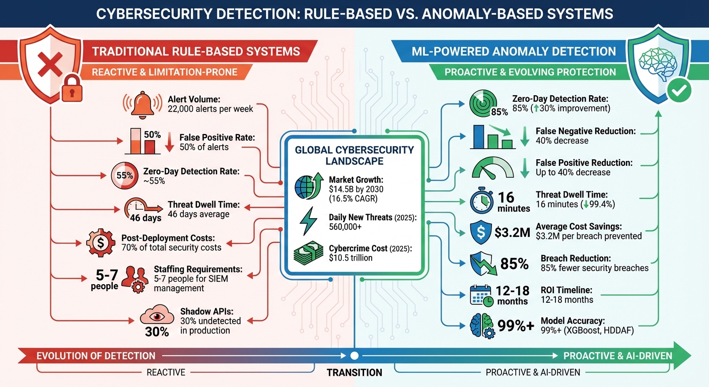 Rule-Based vs Anomaly Detection: Performance Metrics and Cost Comparison