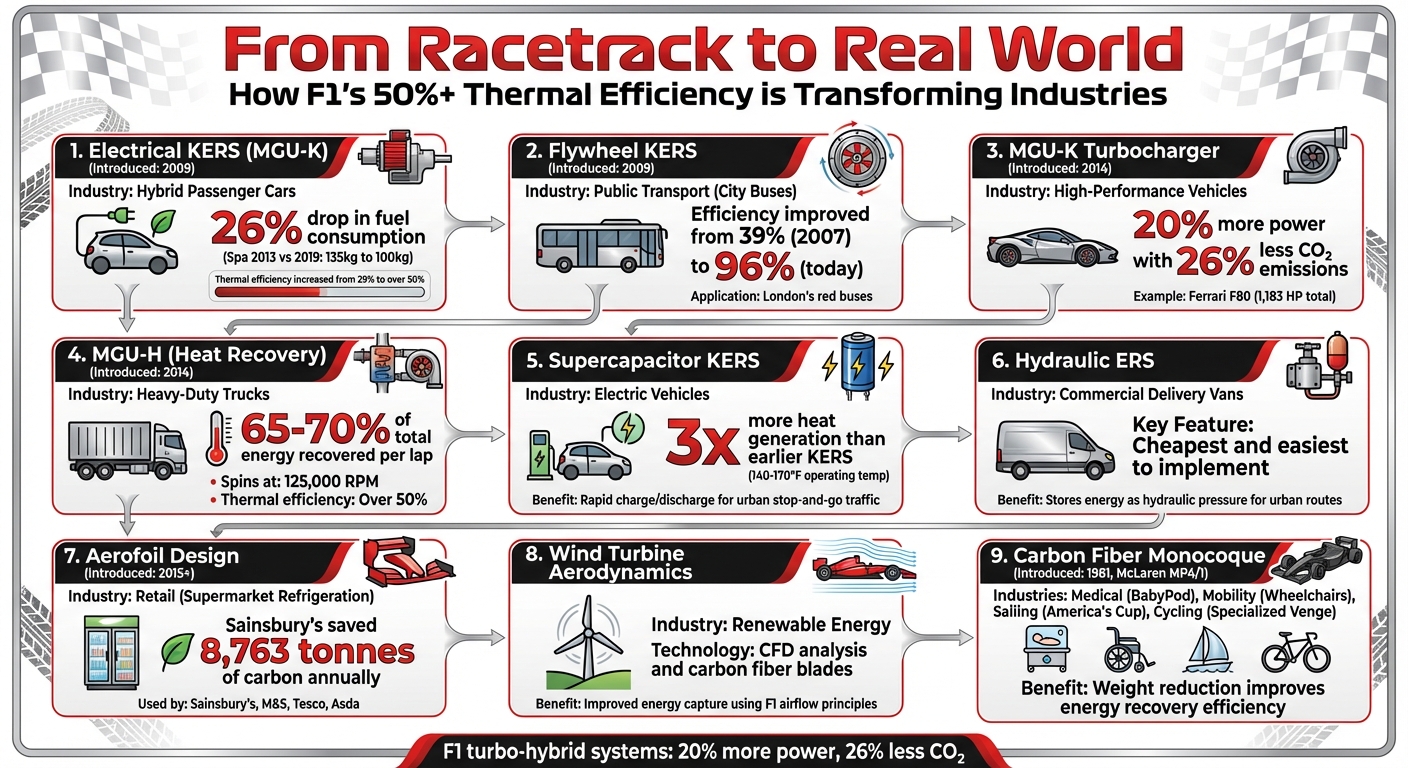 9 F1 Energy Recovery Technologies and Their Industrial Applications
