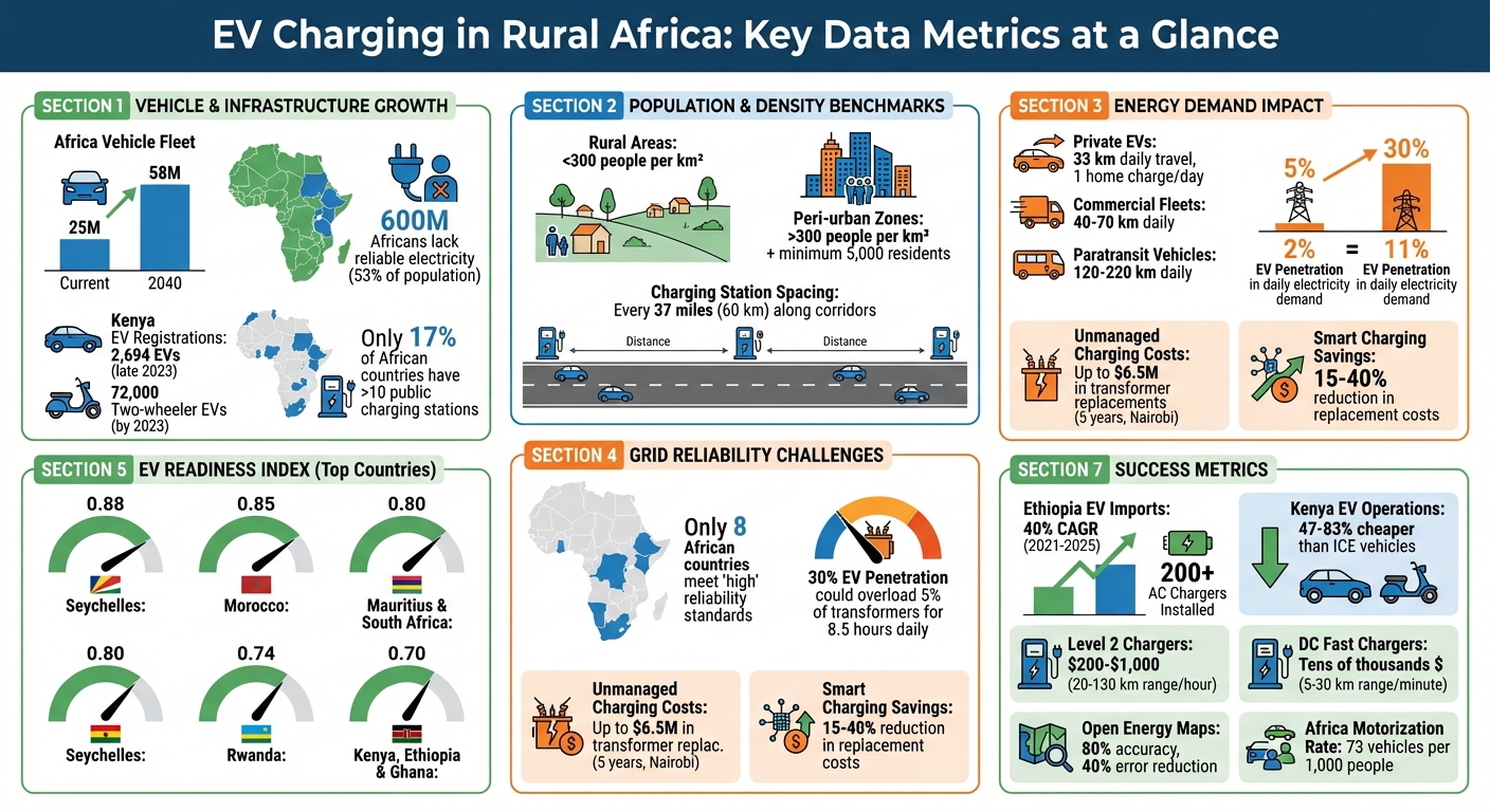 EV Infrastructure Metrics for Rural Africa: Key Statistics and Readiness Indicators