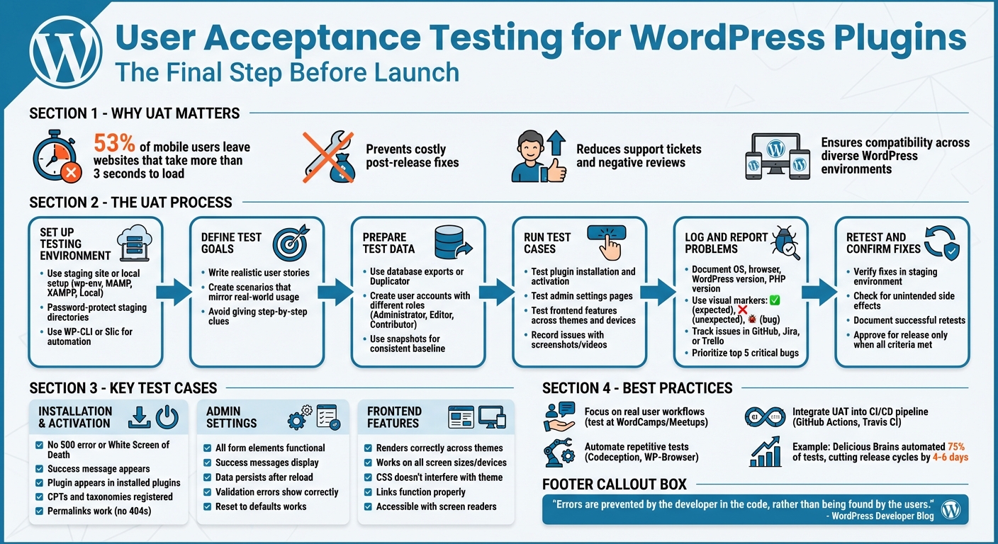 WordPress Plugin User Acceptance Testing Process and Best Practices