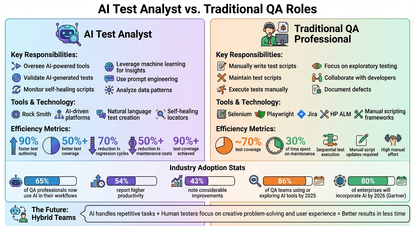 AI Test Analyst vs Traditional QA: Role Comparison and Key Differences