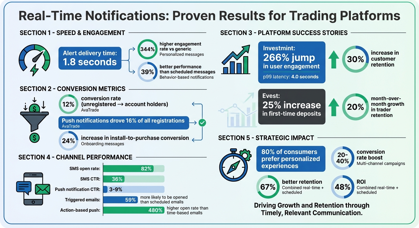 Real-Time Notifications Impact on Trading Platform Performance: Key Statistics
