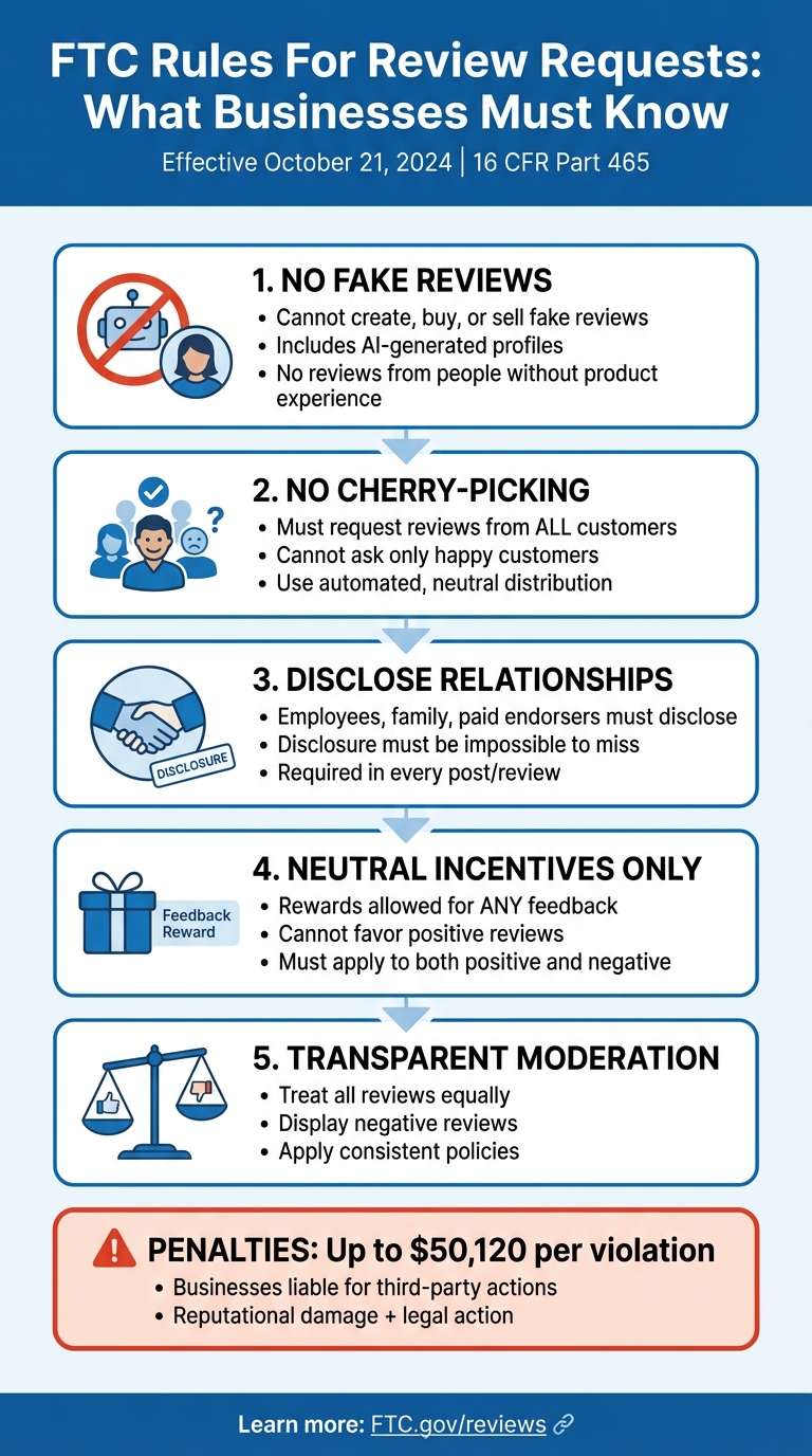 FTC Review Rules: 5 Key Requirements for Businesses in 2024