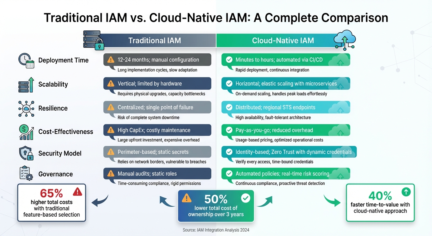 Traditional IAM vs Cloud-Native IAM: Key Differences and Benefits