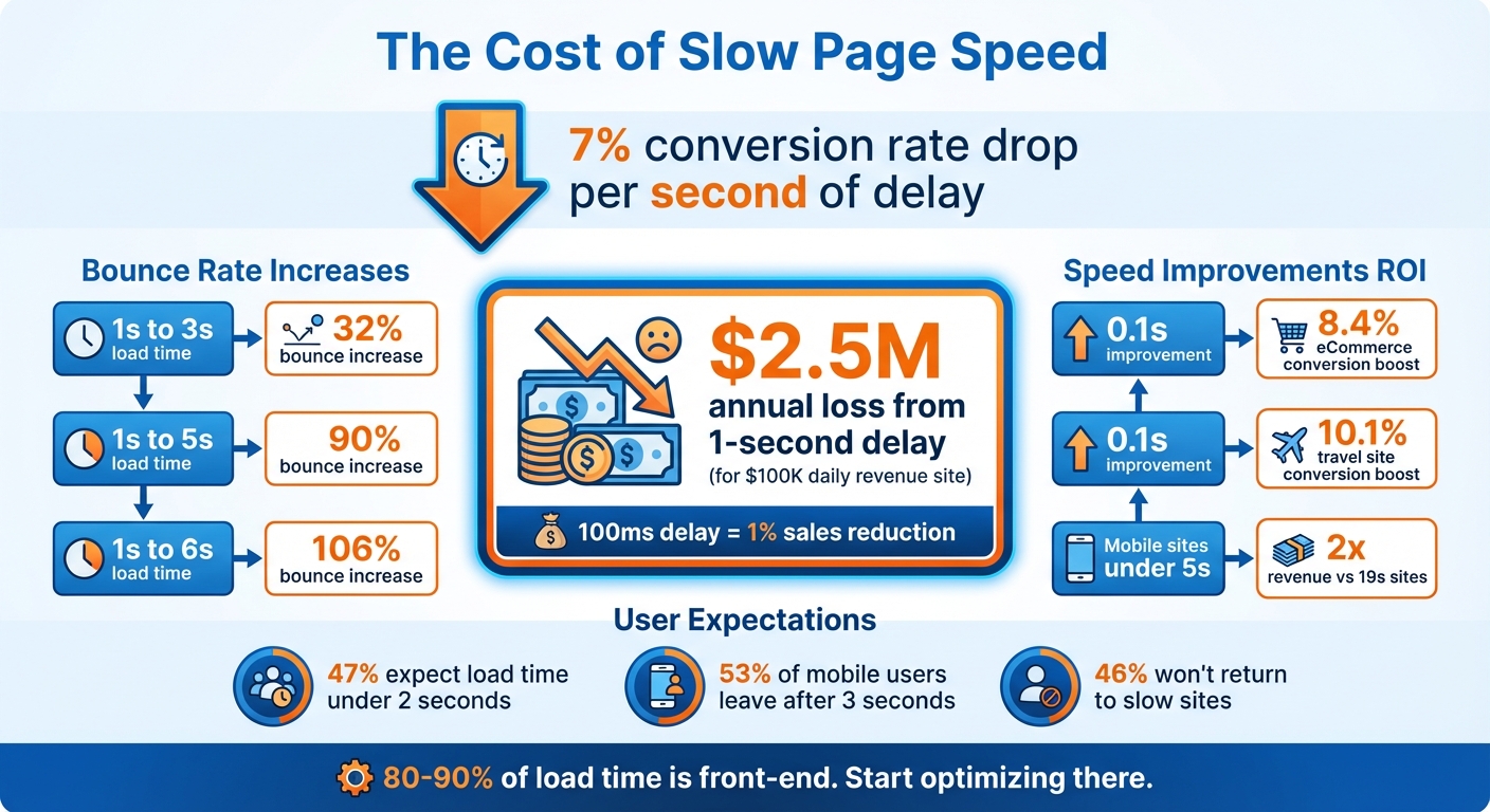 How Page Load Time Affects Conversion Rates and Revenue