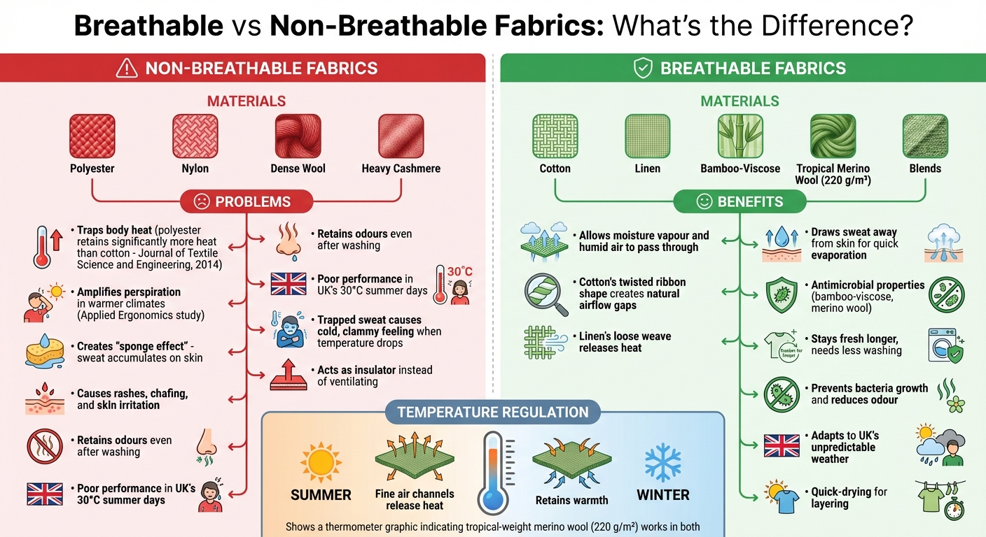 Breathable vs Non-Breathable Thobe Fabrics Comparison