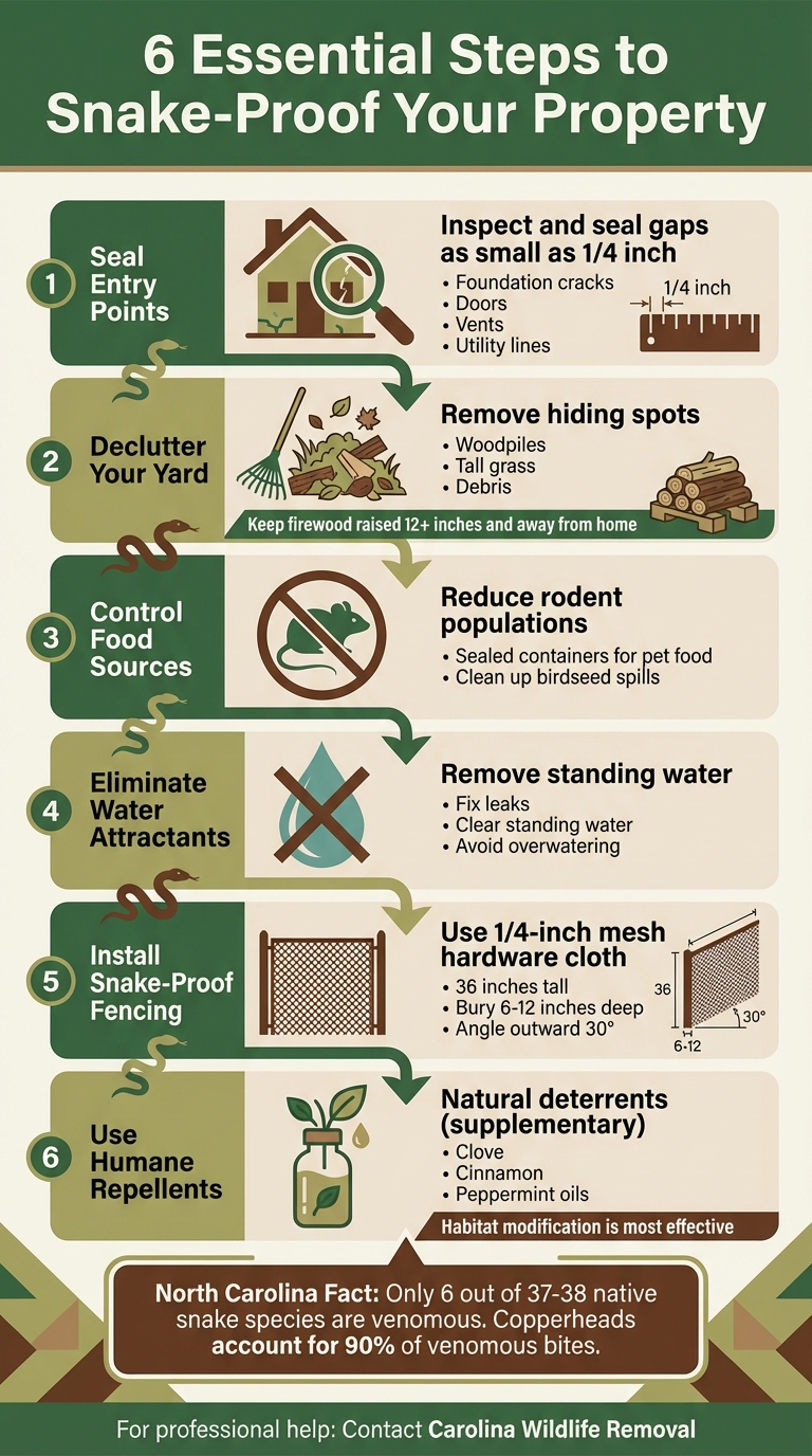 6 Essential Steps to Snake-Proof Your Property