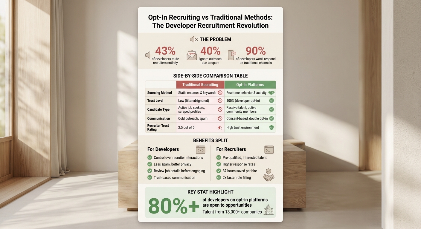 Opt-In vs Traditional Recruiting: Key Differences and Benefits