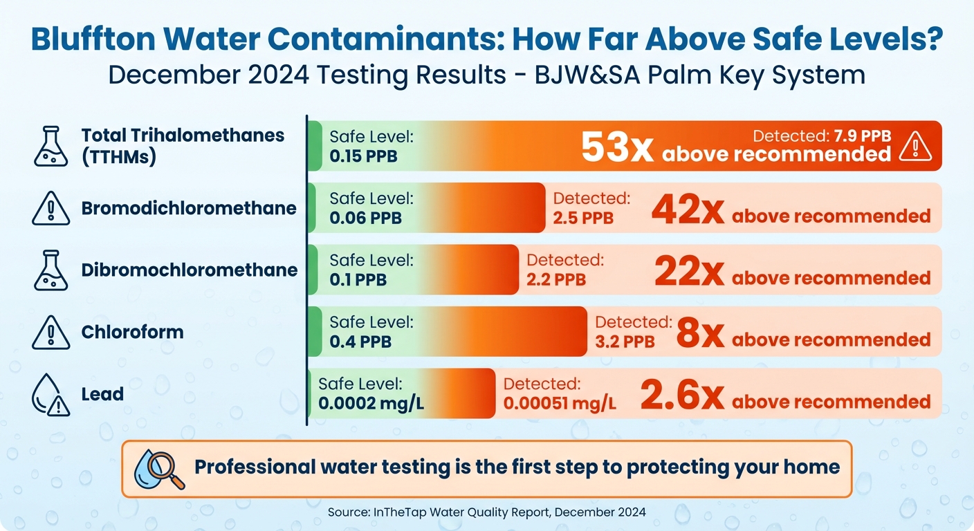 Bluffton Water Contaminants Exceeding Health Guidelines 2024