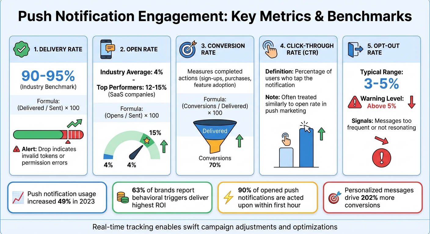 Push Notification Engagement Metrics and Benchmarks