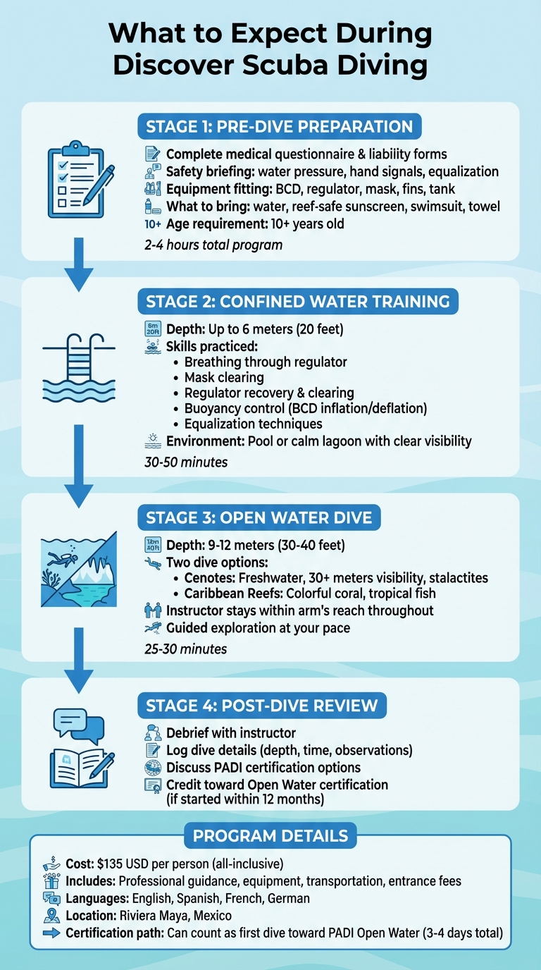 Discover Scuba Diving Program Step-by-Step Process