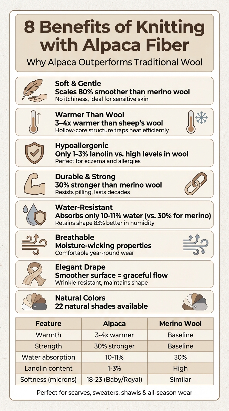 Alpaca Fiber vs Wool: Performance Comparison Chart