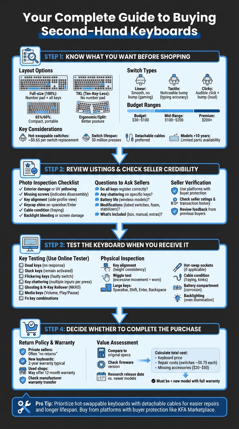 4-Step Checklist for Buying Second-Hand Mechanical Keyboards