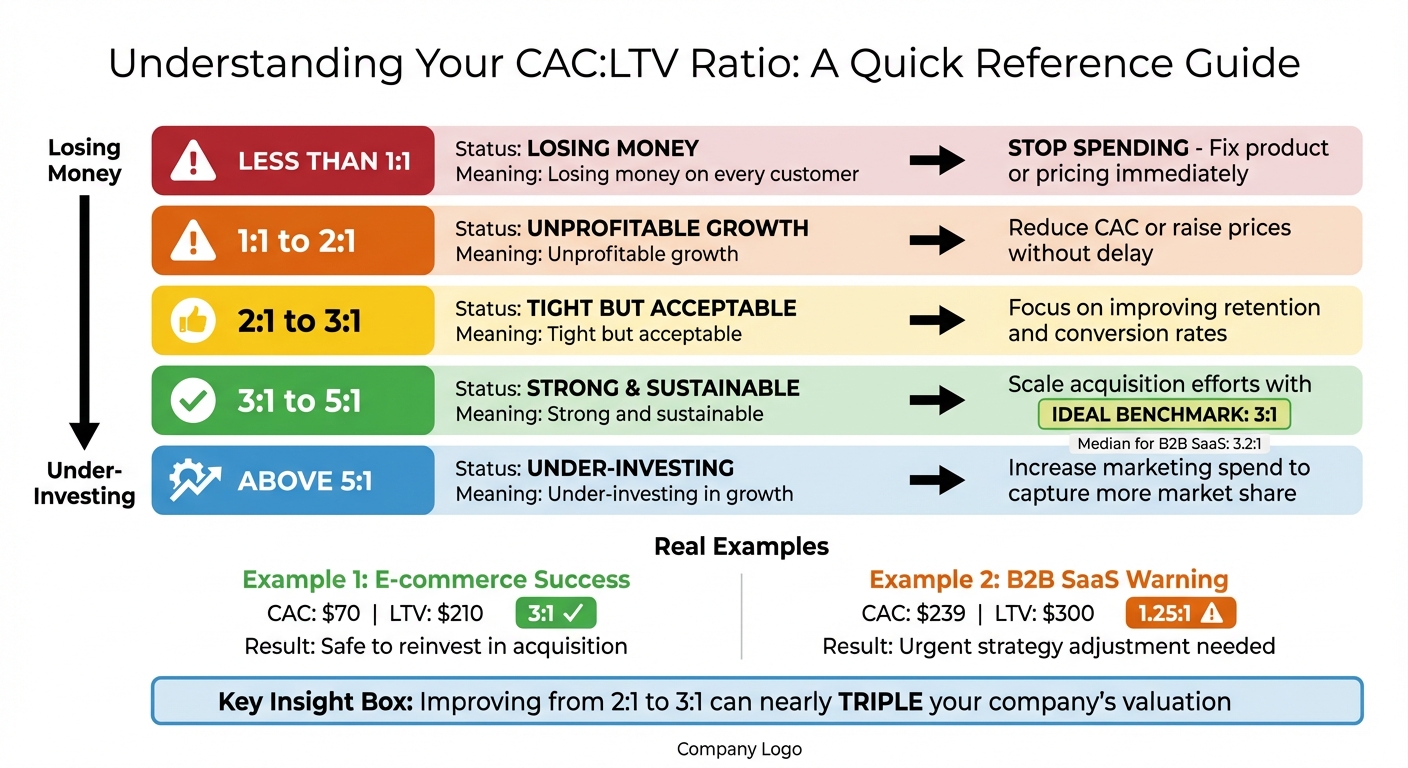 CAC vs LTV Ratio Guide: What Your Numbers Mean and Actions to Take
