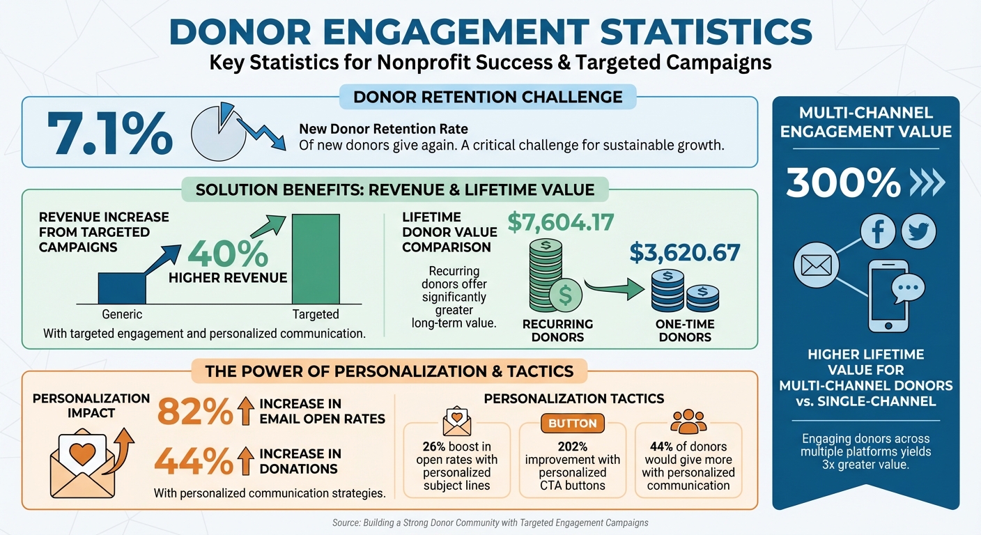 Donor Engagement Statistics: Impact of Targeted Campaigns on Nonprofit Revenue
