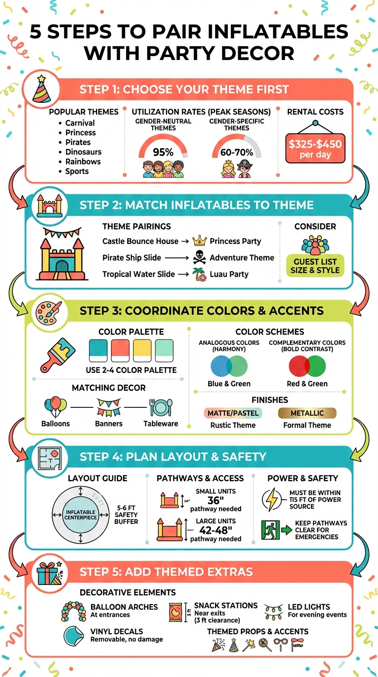 5-Step Guide to Pairing Inflatables with Party Decor