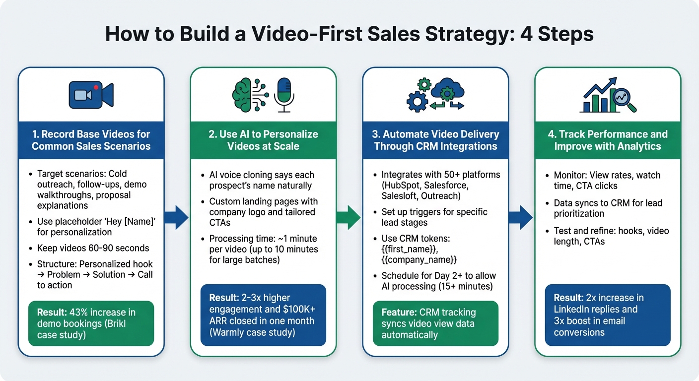 4-Step Video-First Sales Strategy Implementation Guide