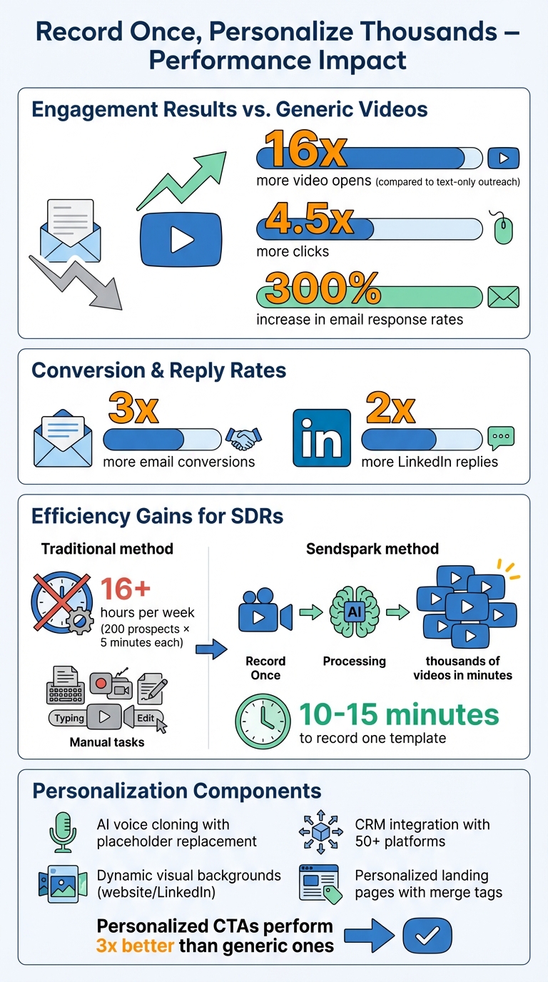 Sendspark Video Personalization Performance Metrics and ROI Statistics