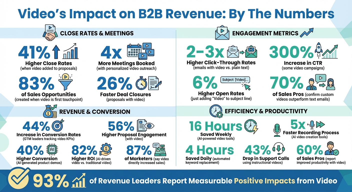 Video for Revenue: Key Statistics and Impact on B2B Sales Performance