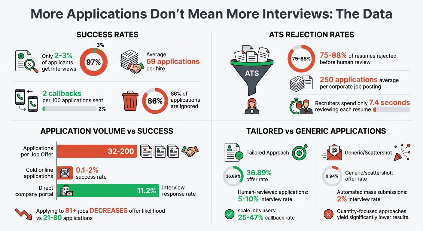 Job Application Success Rates: Quality vs Quantity Statistics