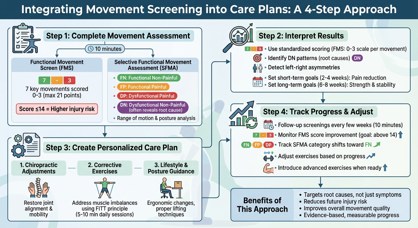 4-Step Movement Screening Integration Process for Chiropractic Care