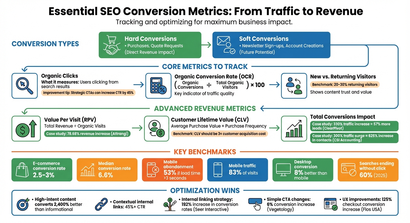 Essential SEO Conversion Metrics and Benchmarks Guide