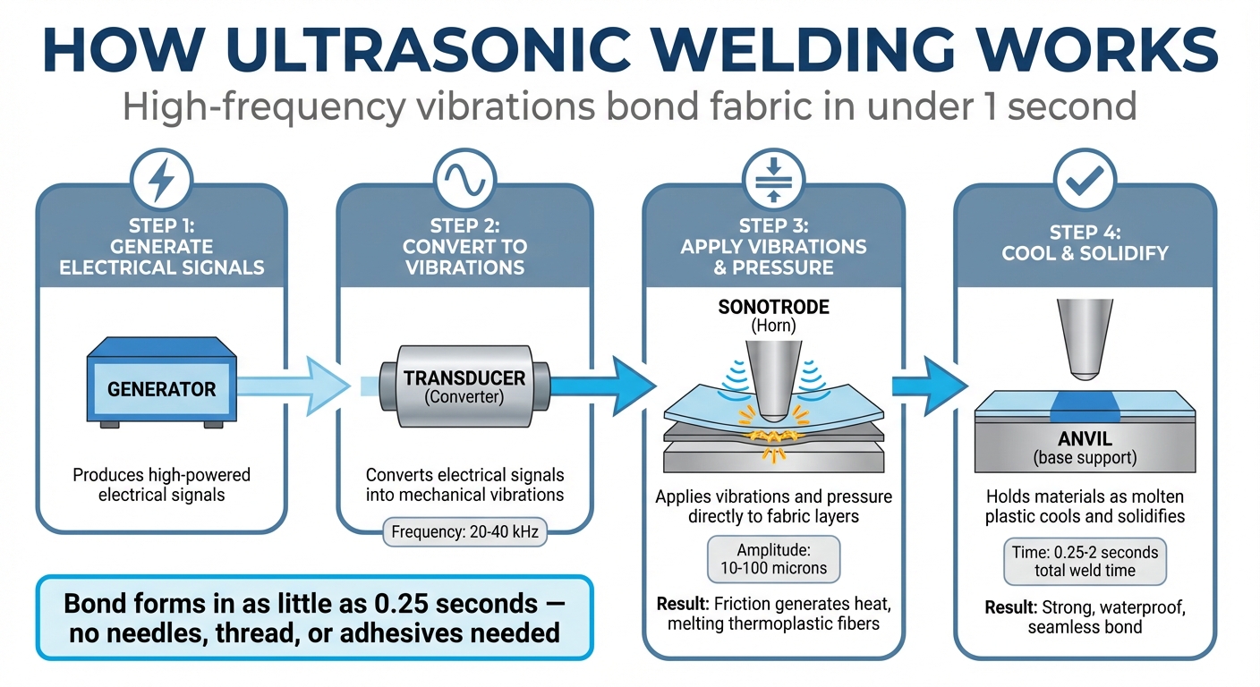 How Ultrasonic Welding Works: 4-Step Process for Activewear Manufacturing