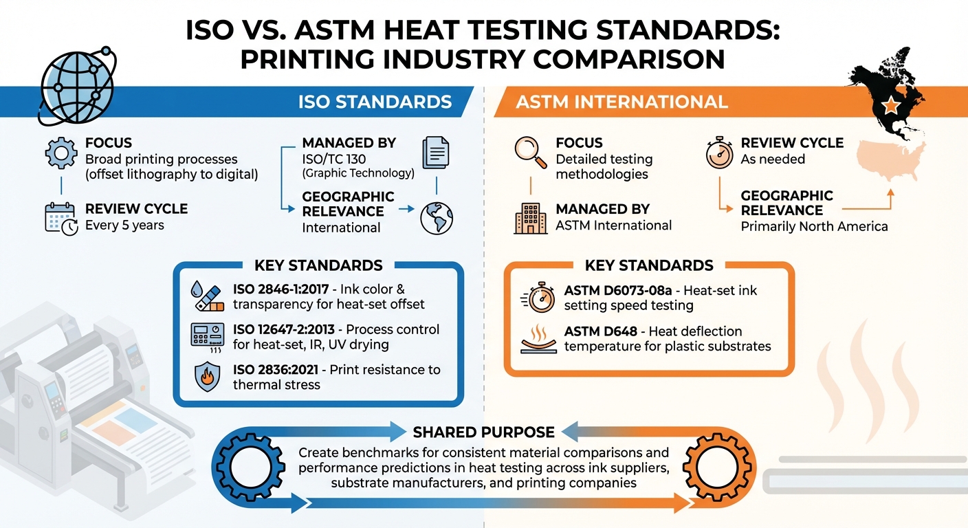ISO vs ASTM Heat Testing Standards for Printing Industry