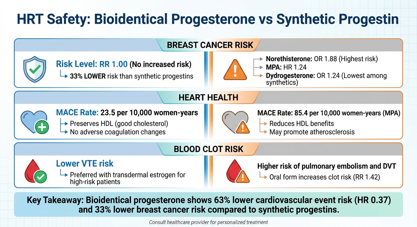 Bioidentical Progesterone vs Synthetic Progestin Safety Comparison
