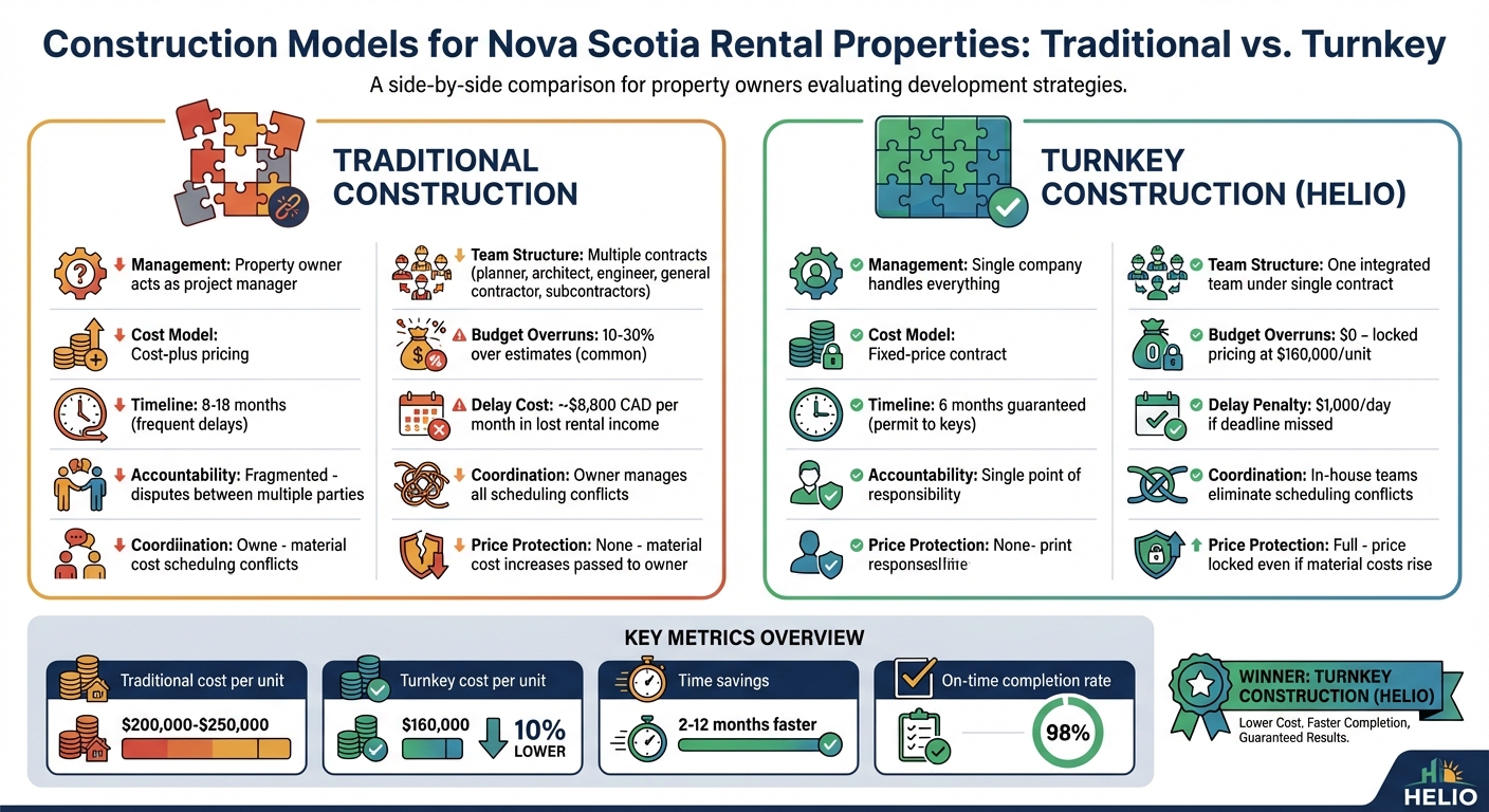 Traditional vs Turnkey Construction: Cost, Timeline and Accountability Comparison