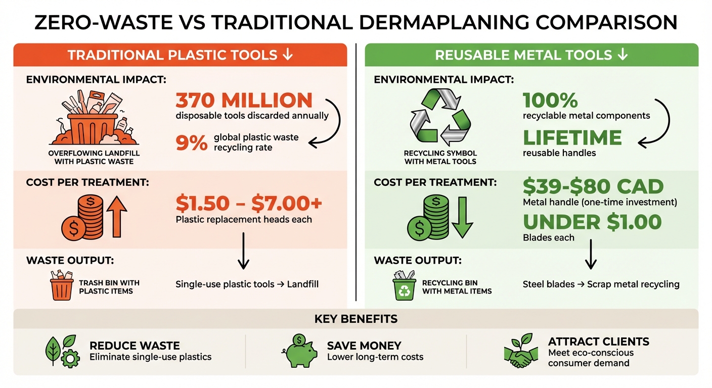 Zero-Waste vs Traditional Dermaplaning: Cost and Environmental Impact Comparison