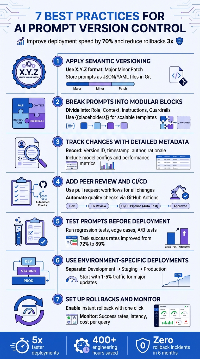 7 Best Practices for AI Prompt Version Control