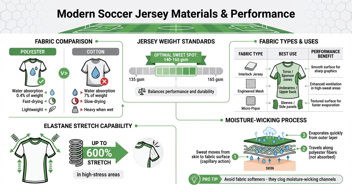 Modern Soccer Jersey Materials and Performance Comparison