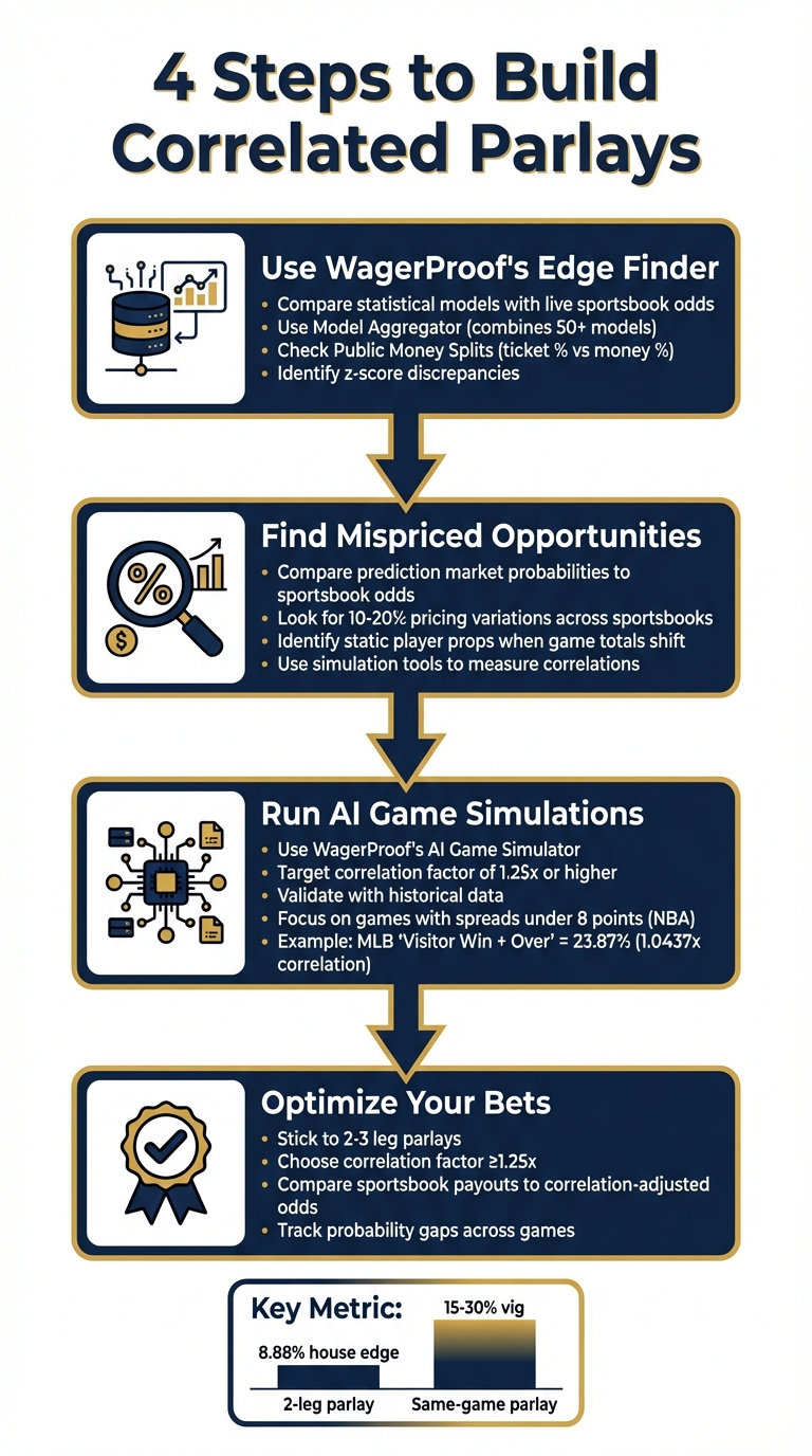4-Step Process for Building Correlated Parlays Using Prediction Markets