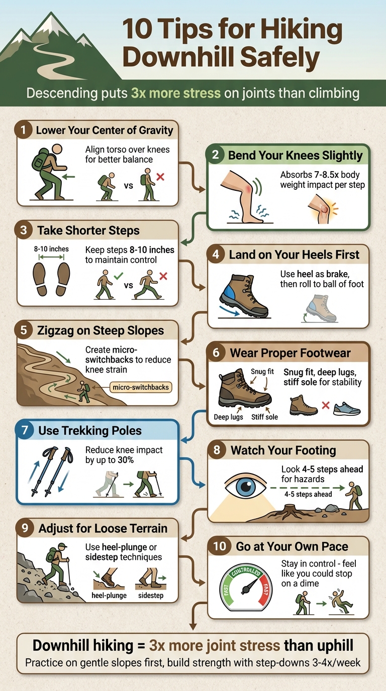10 Essential Techniques for Safe Downhill Hiking