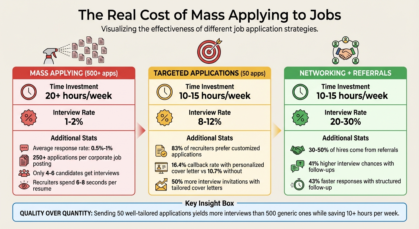 Mass Applying vs Targeted Job Applications: Success Rates and Time Investment Comparison