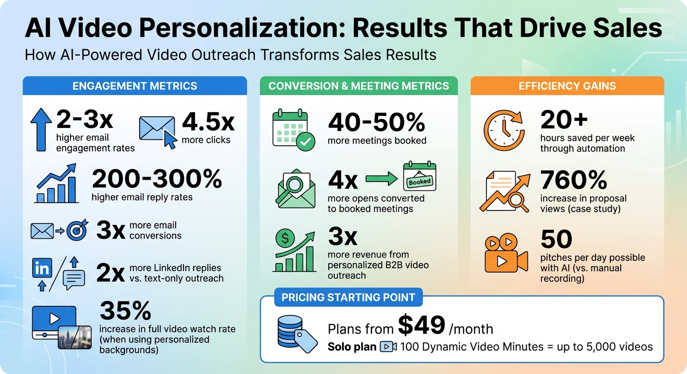 AI Video Personalization Results: Engagement Rates and ROI Statistics