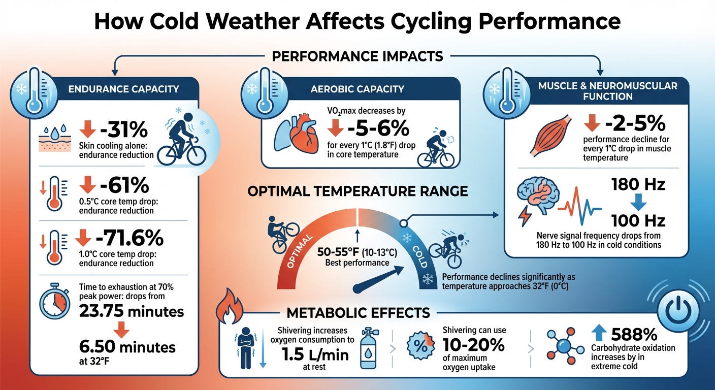 How Cold Weather Impacts Cycling Performance and Endurance