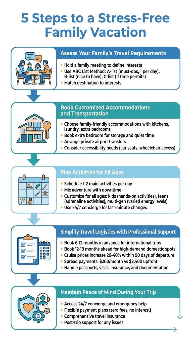 5-Step Family Vacation Planning Process