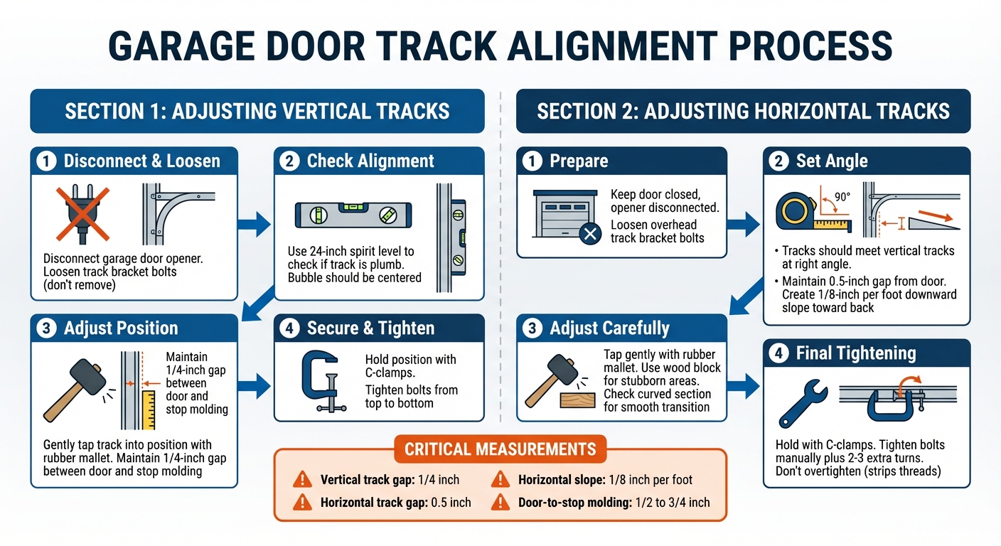 Step-by-Step Guide to Aligning Garage Door Tracks