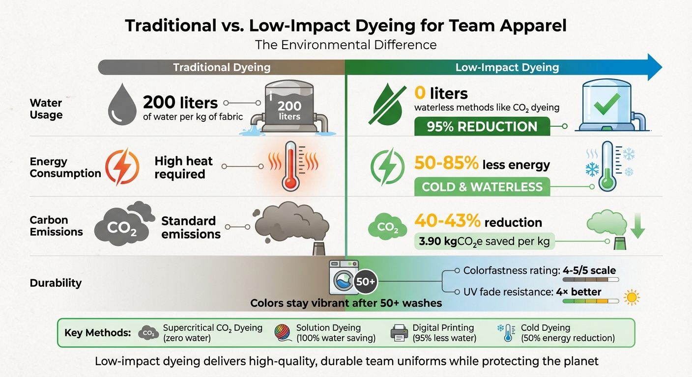Low-Impact vs Traditional Dyeing: Environmental Impact Comparison