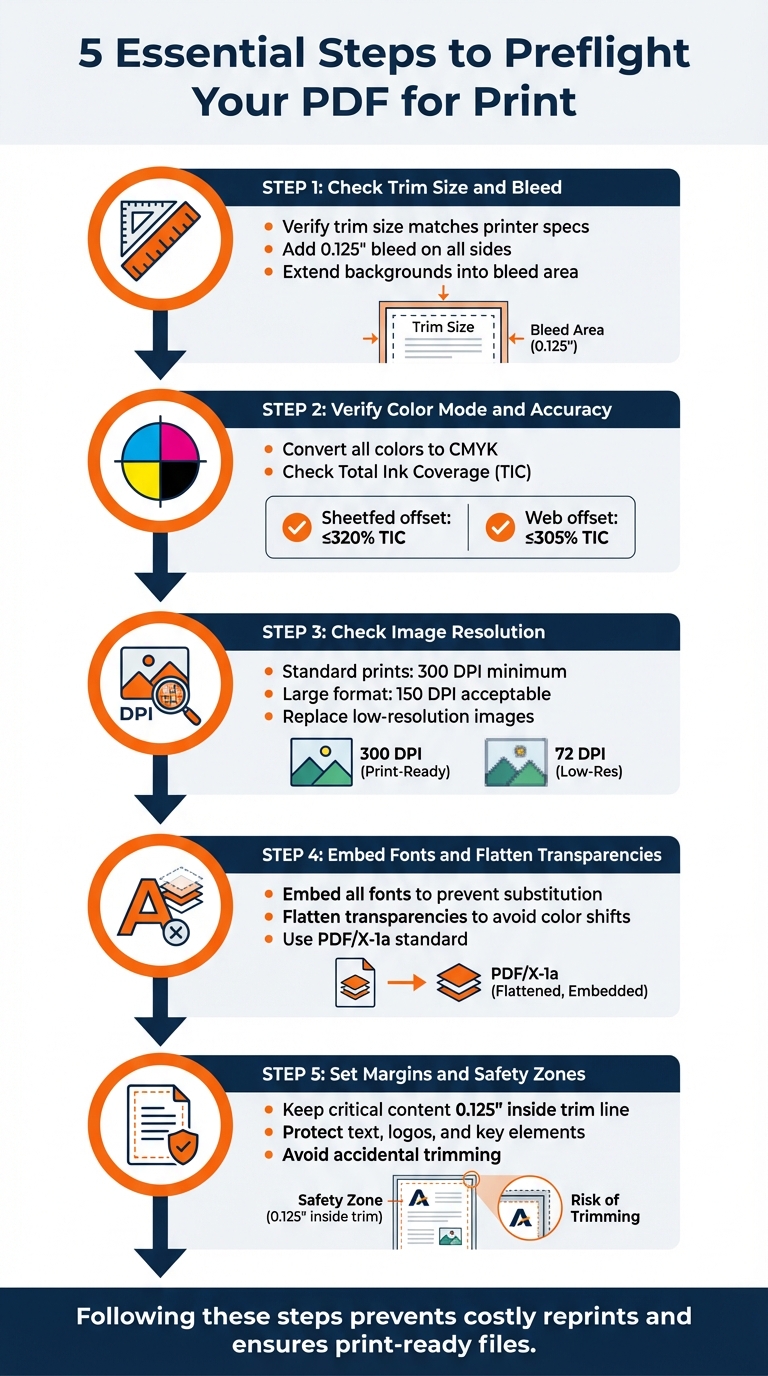 5-Step PDF Preflight Process for Print-Ready Files