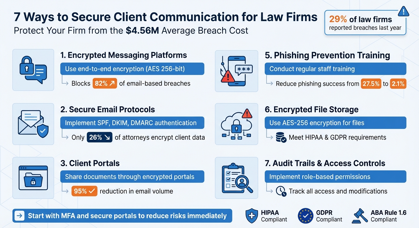 7 Essential Security Strategies for Law Firm Client Communication