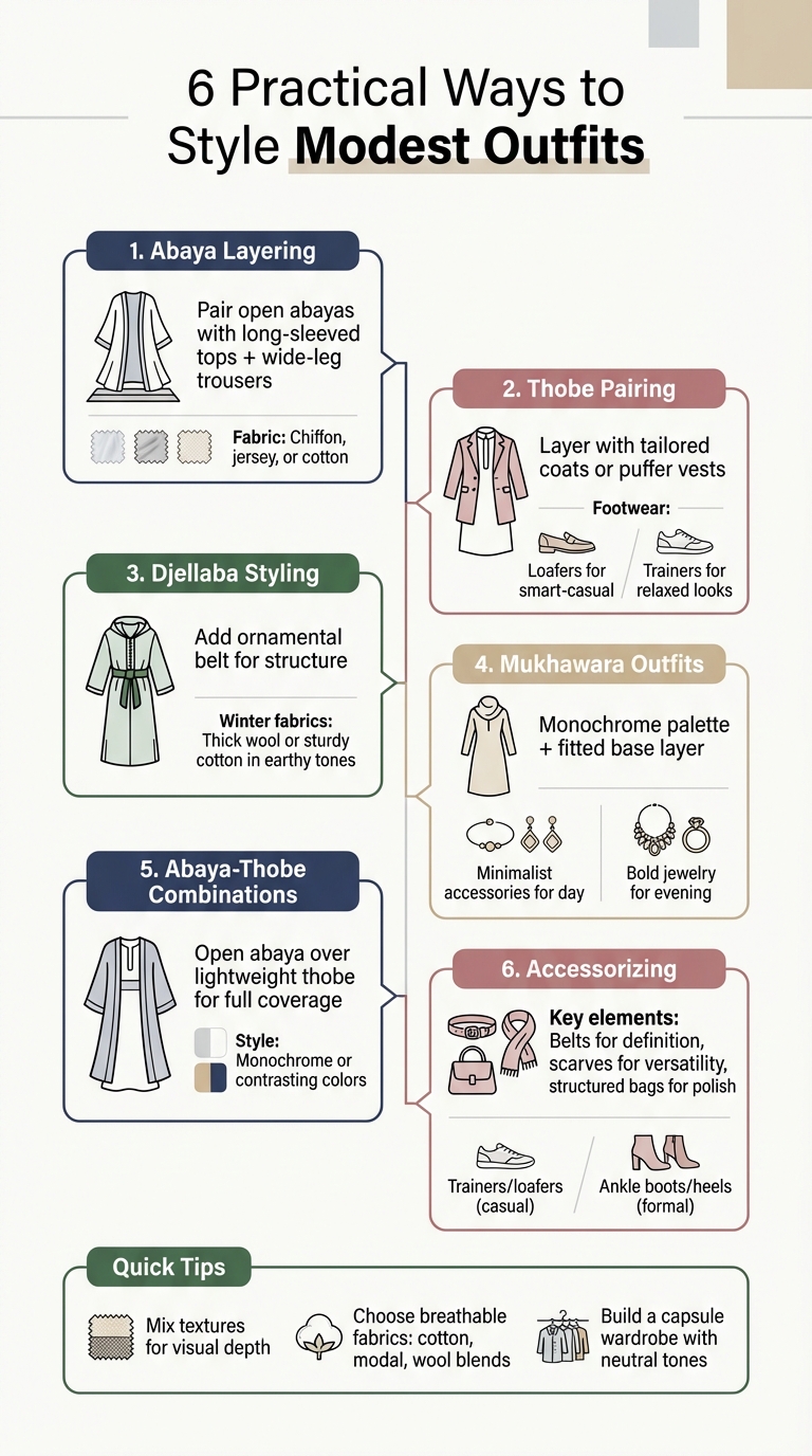 6 Ways to Style Modest Outfits for Everyday Wear