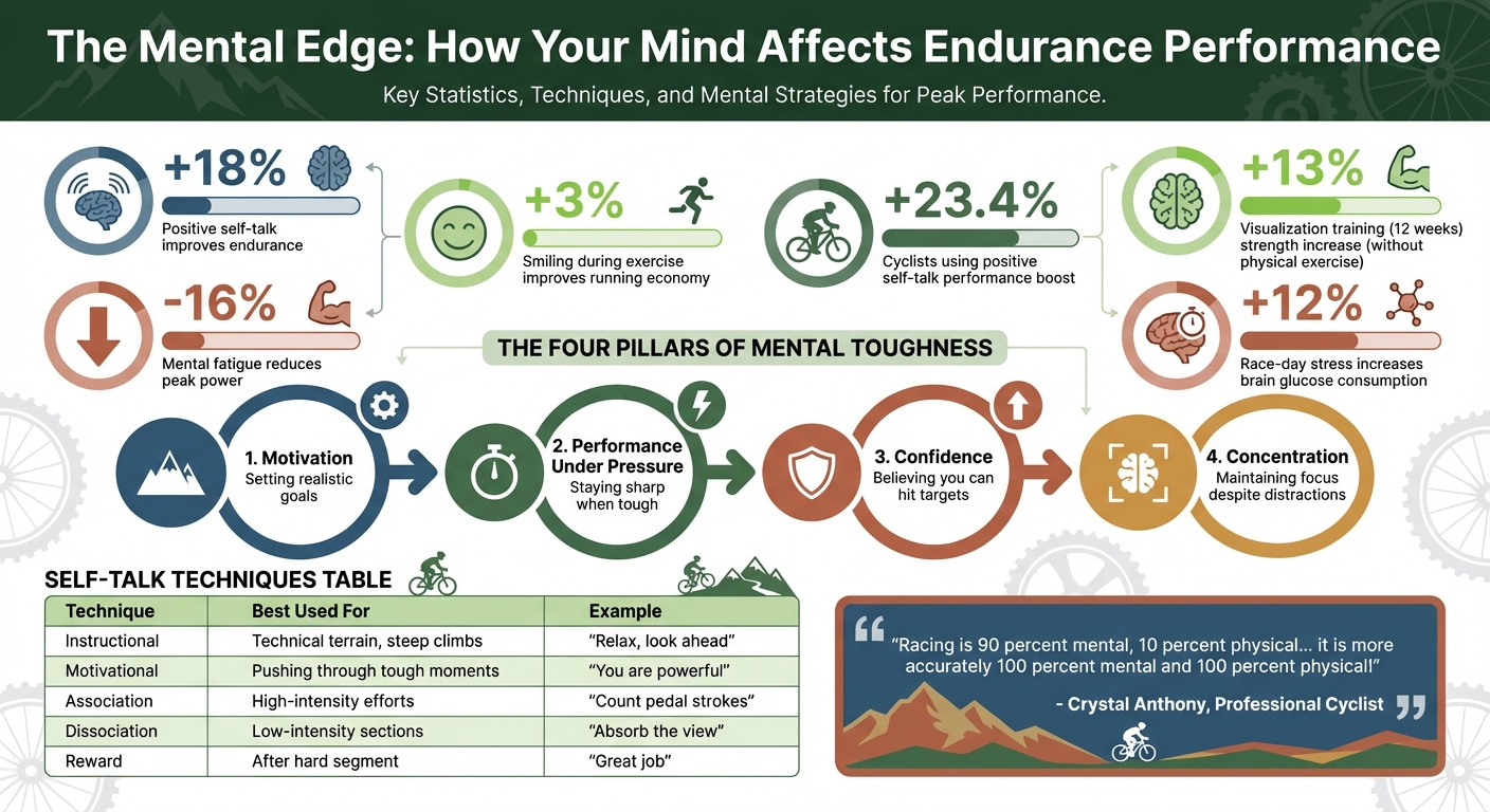 Mental Training Impact on Endurance Cycling Performance Statistics
