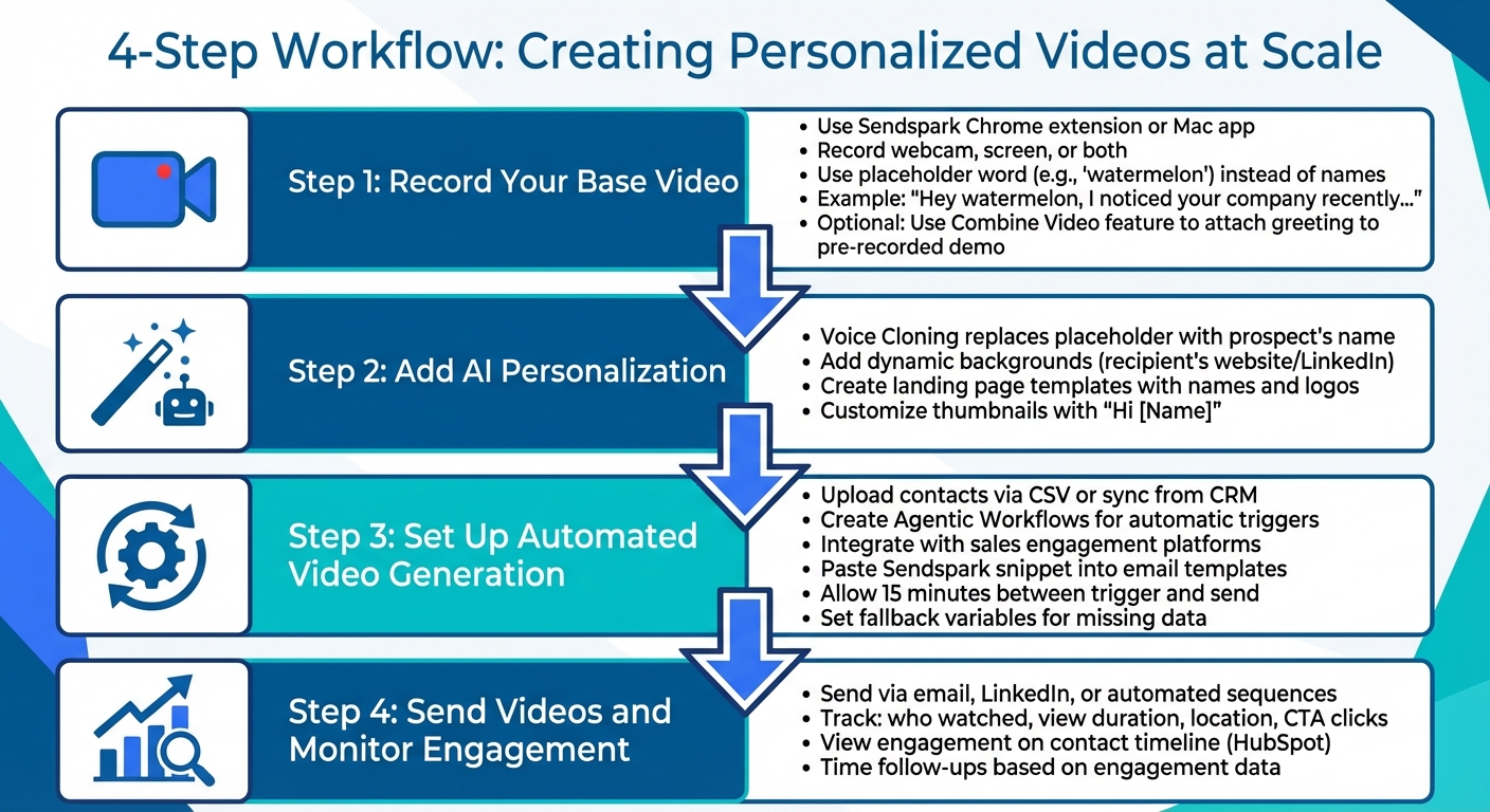 4-Step Process for Creating Personalized Videos at Scale